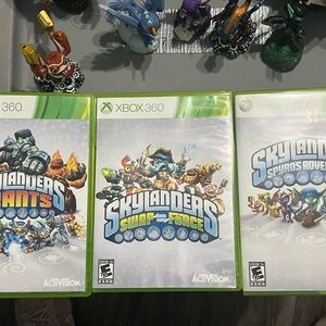 3 - XBOX 360 Skylanders games, Portal’s and characters